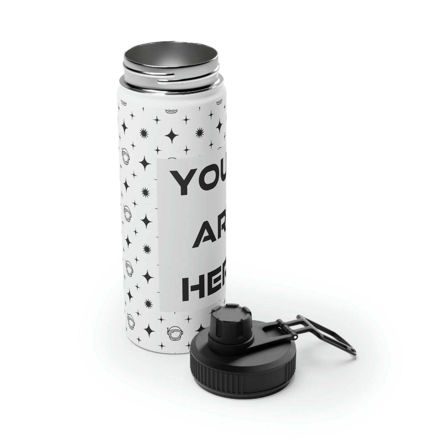 Stainless Steel Water Bottle (Sports Lid)