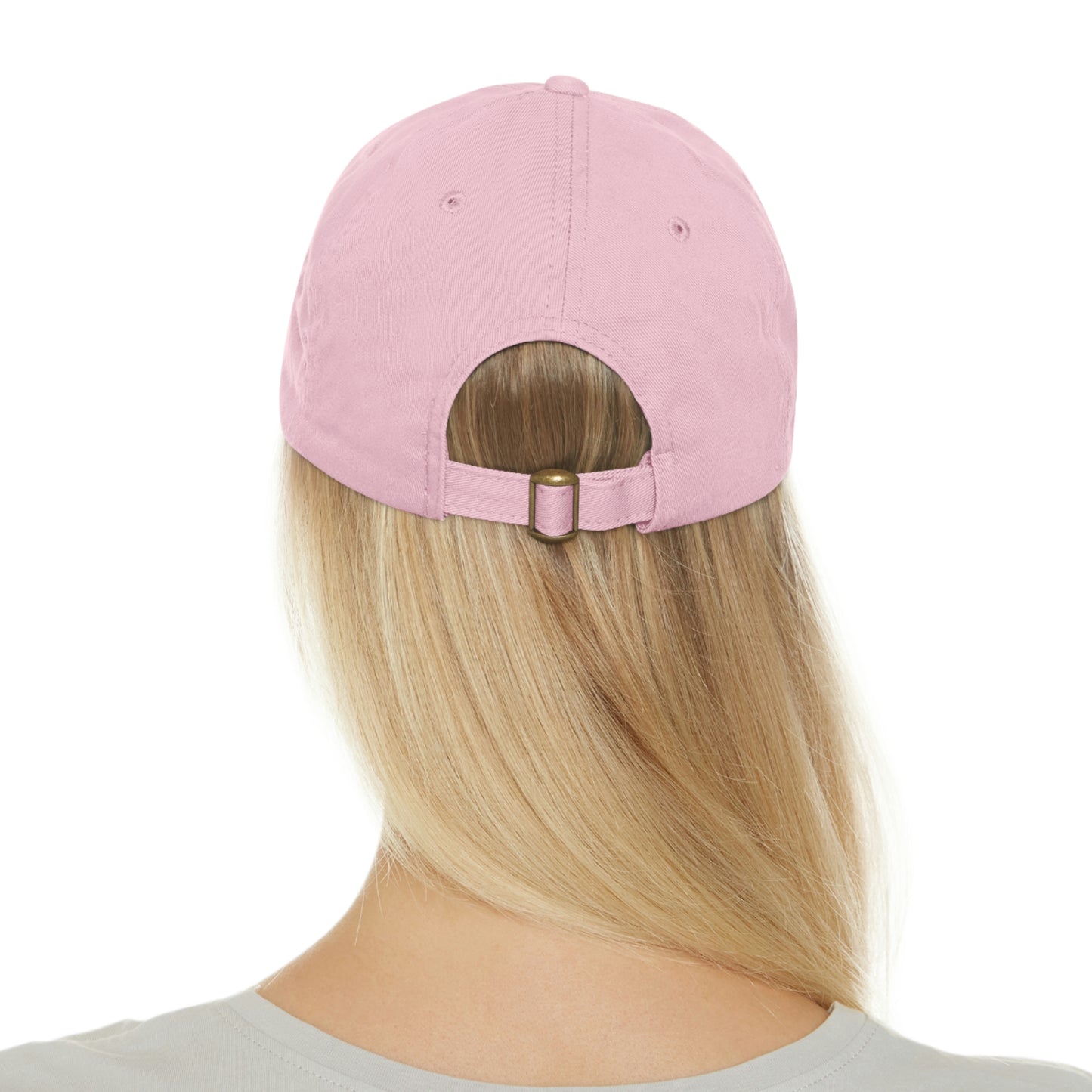 Hat w/ Leather Patch (Round)