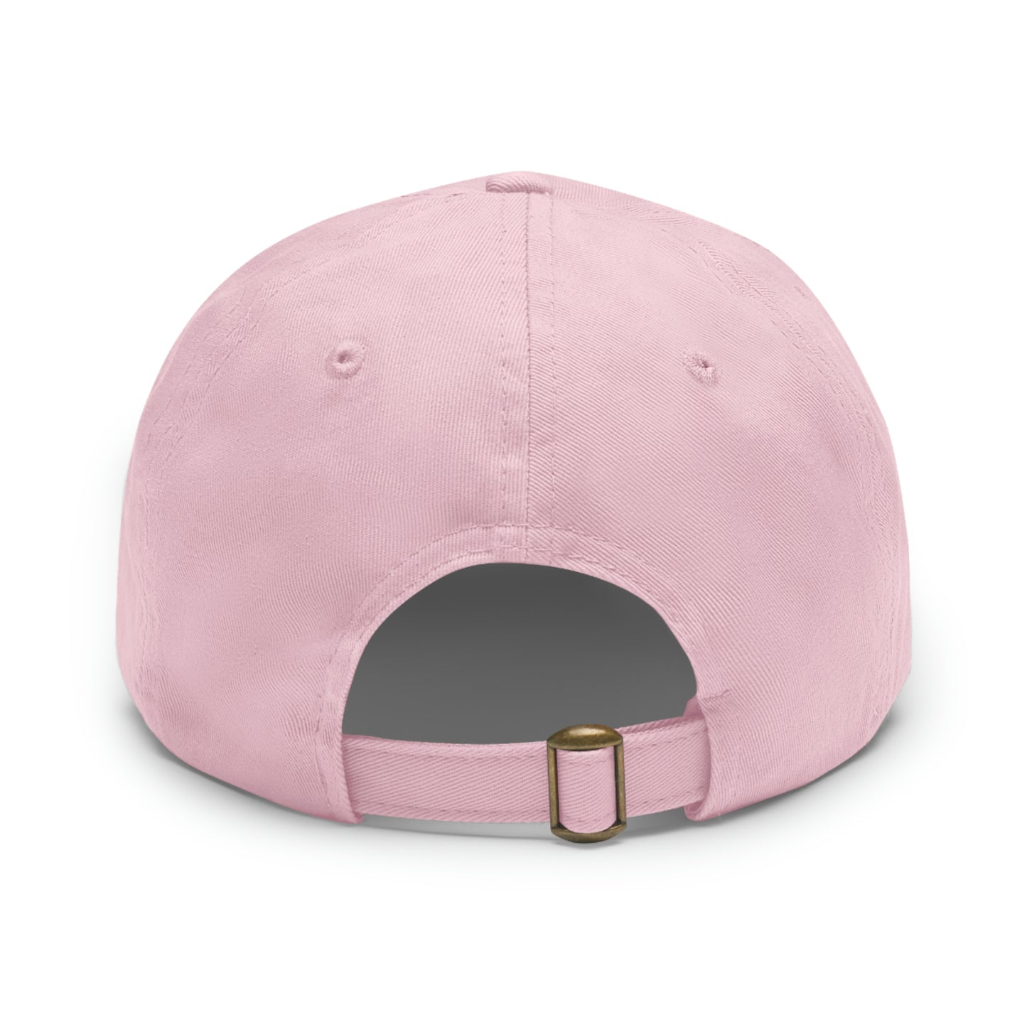 Hat w/ Leather Patch (Round)