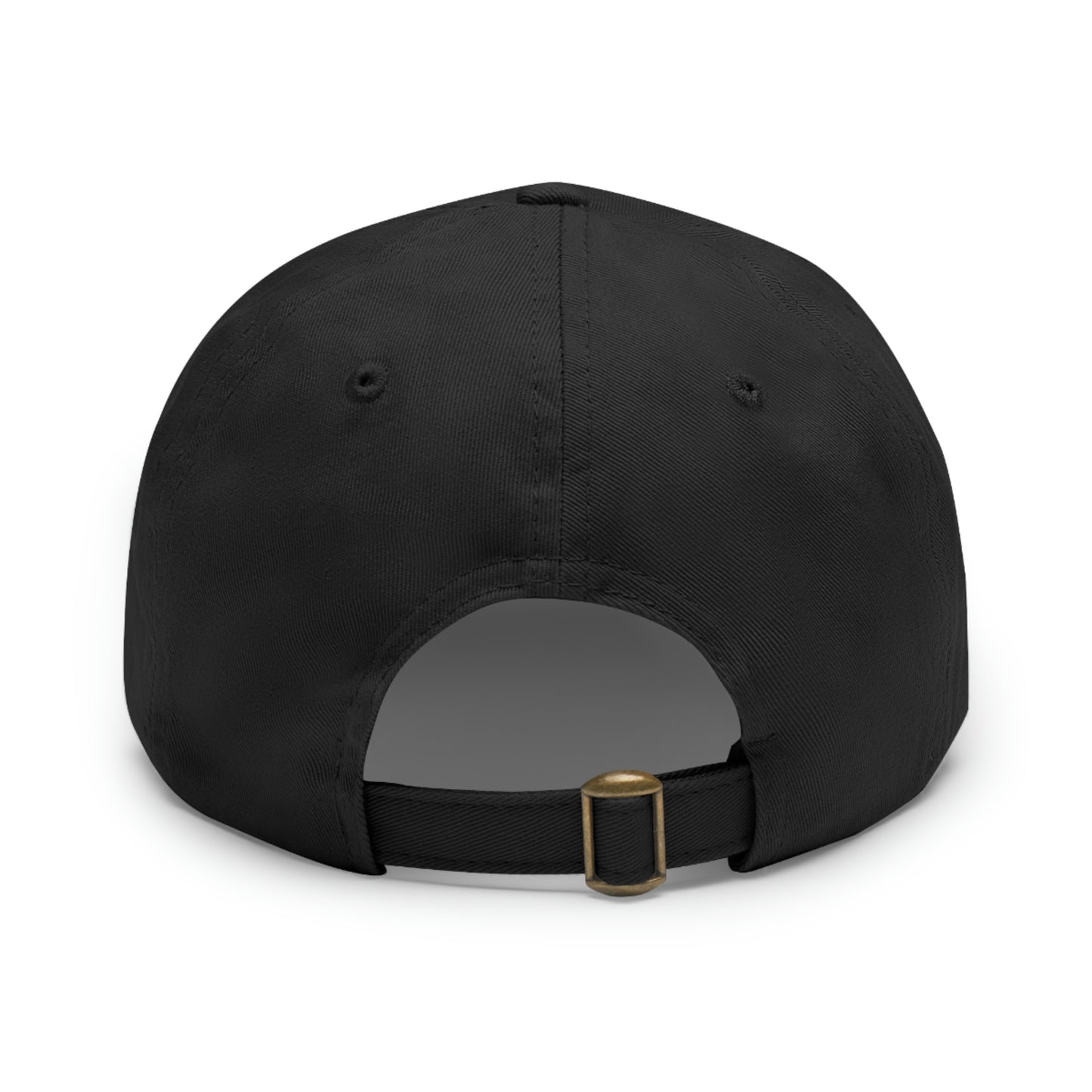 Hat w/ Leather Patch (Round)