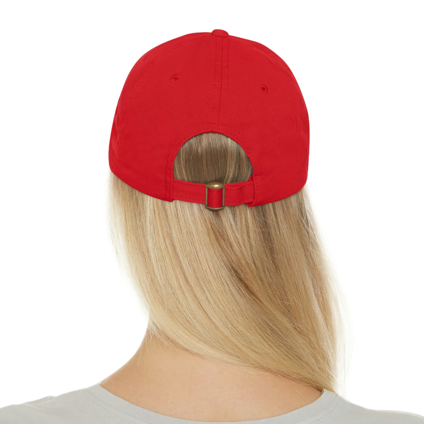 Hat w/ Leather Patch (Round)