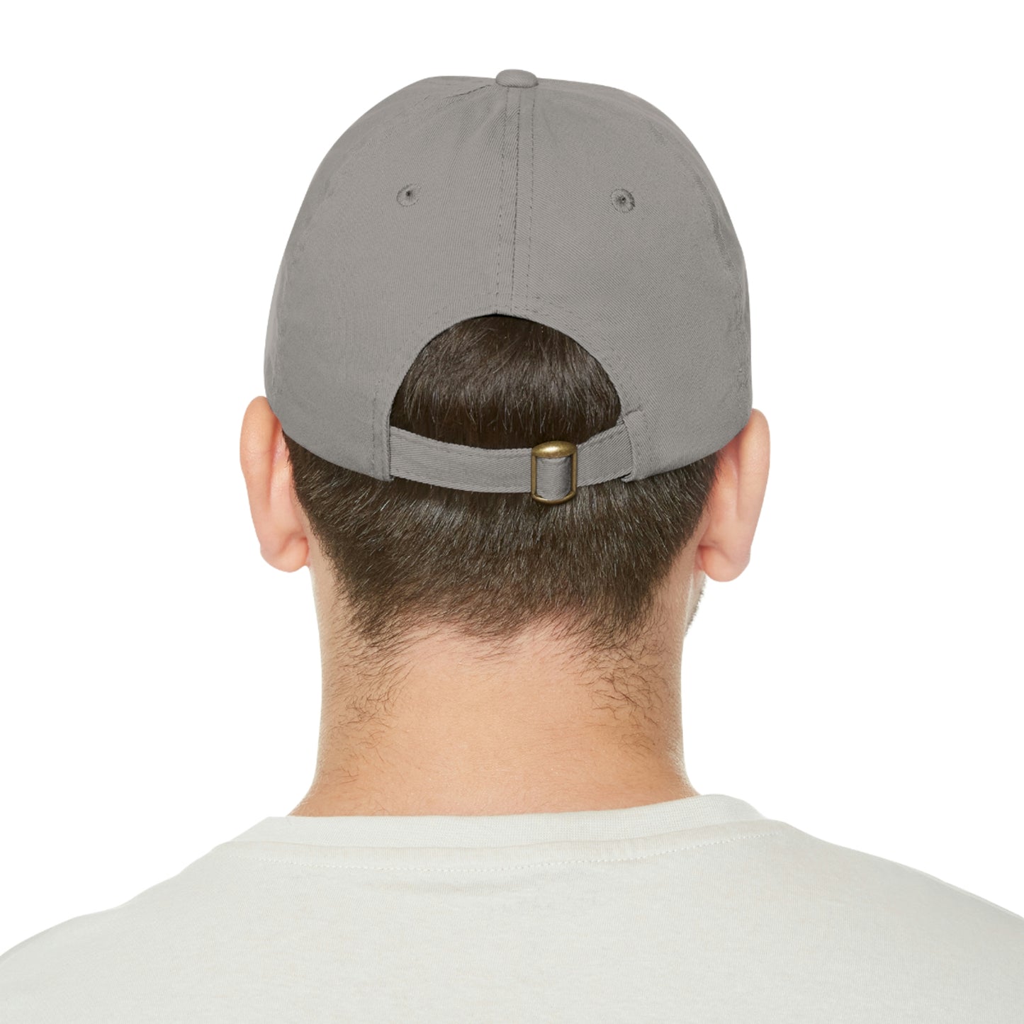 Hat w/ Leather Patch (Round)