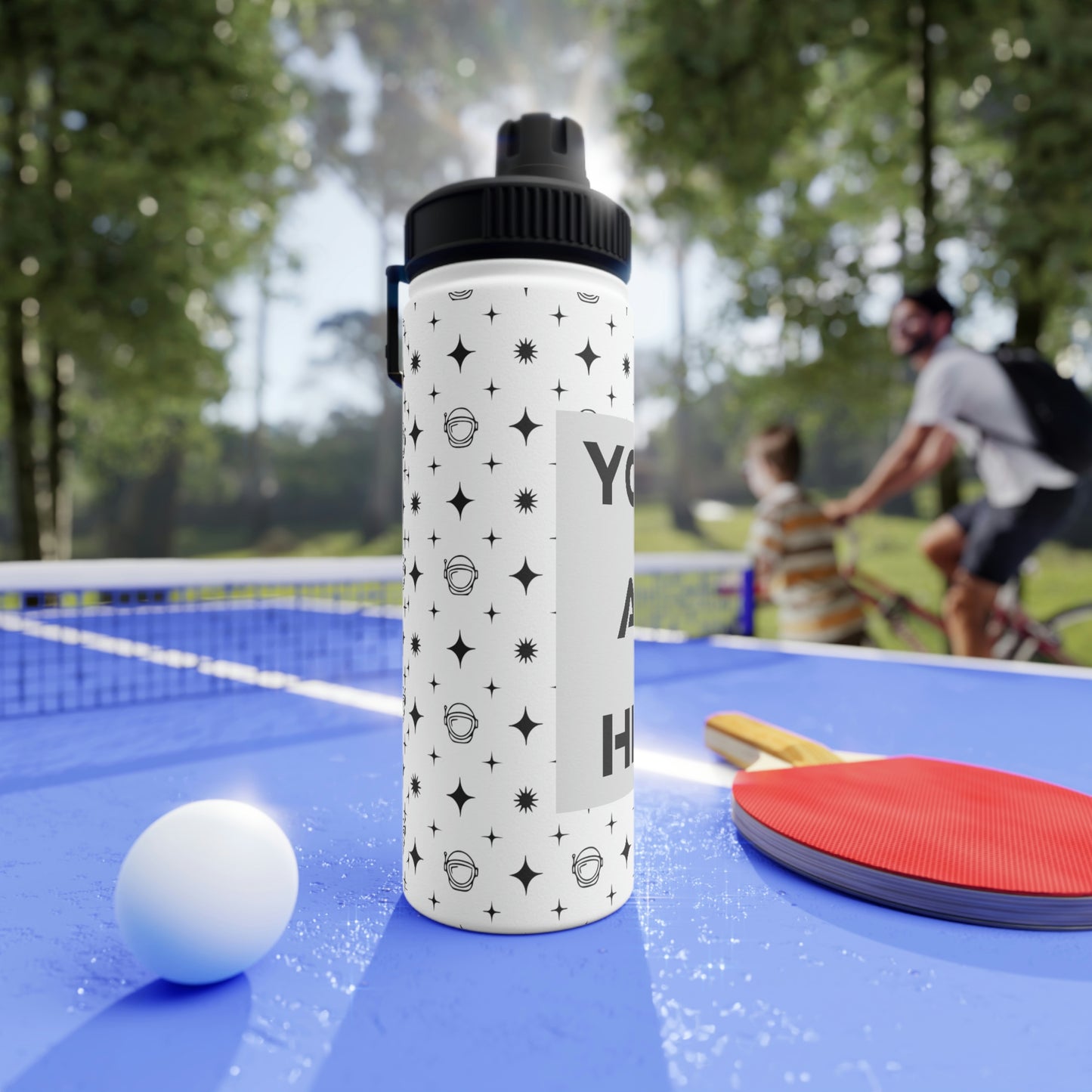 Stainless Steel Water Bottle (Sports Lid)