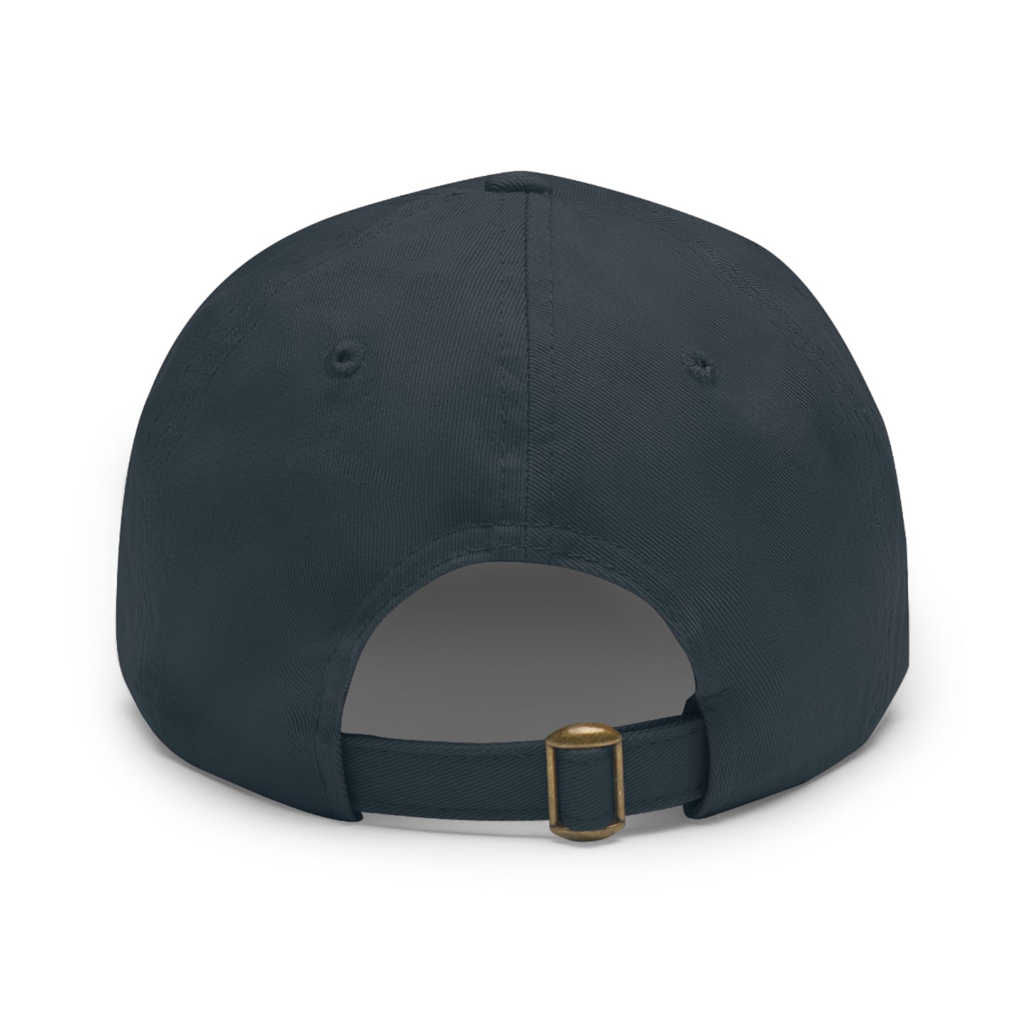 Hat w/ Leather Patch (Round)