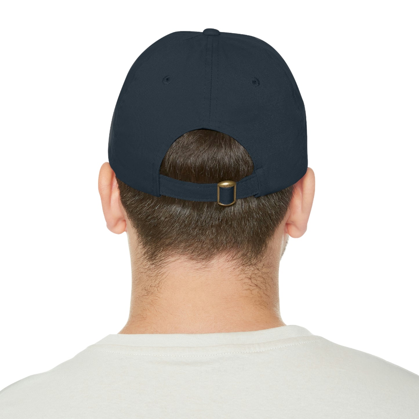 Hat w/ Leather Patch (Round)