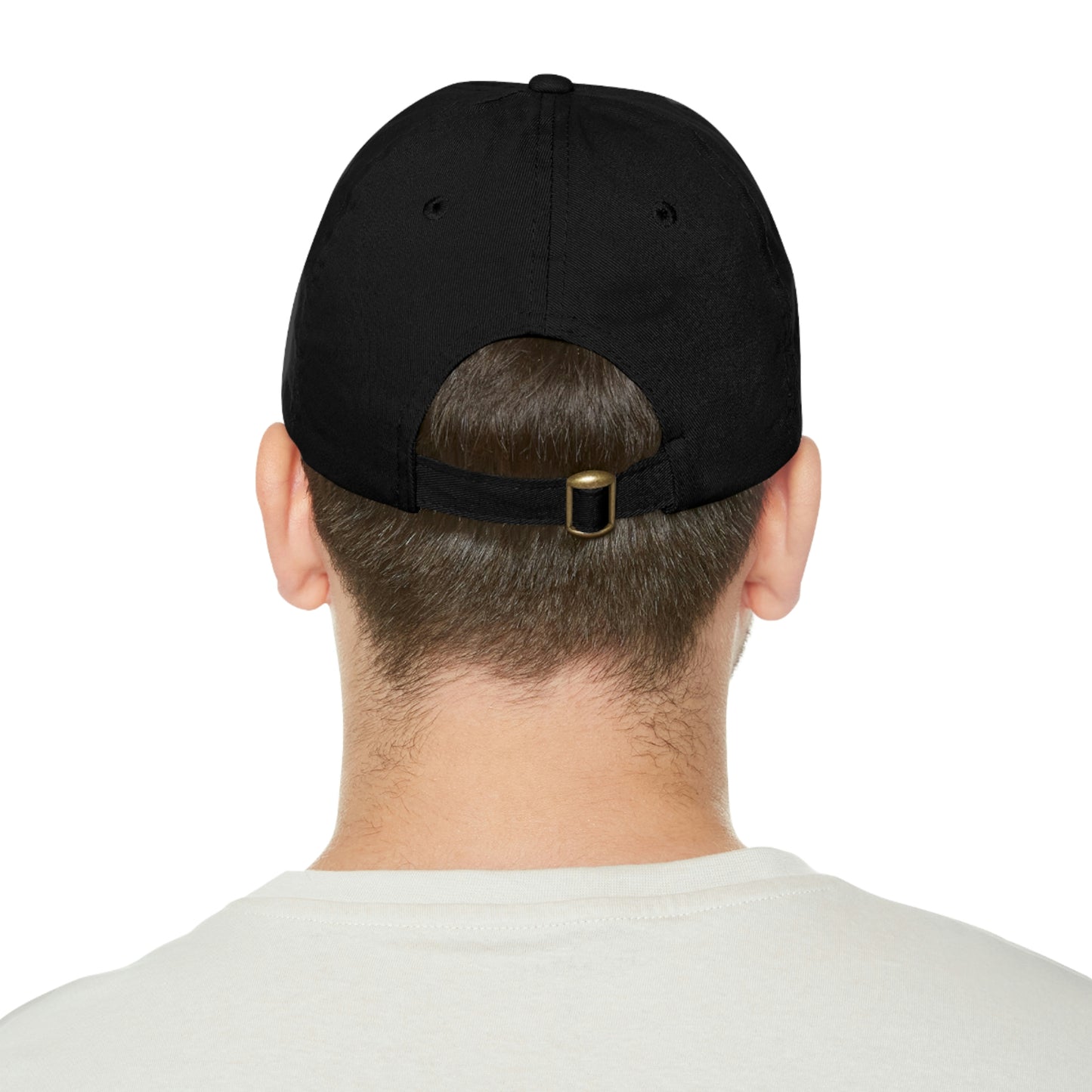 Hat w/ Leather Patch (Round)