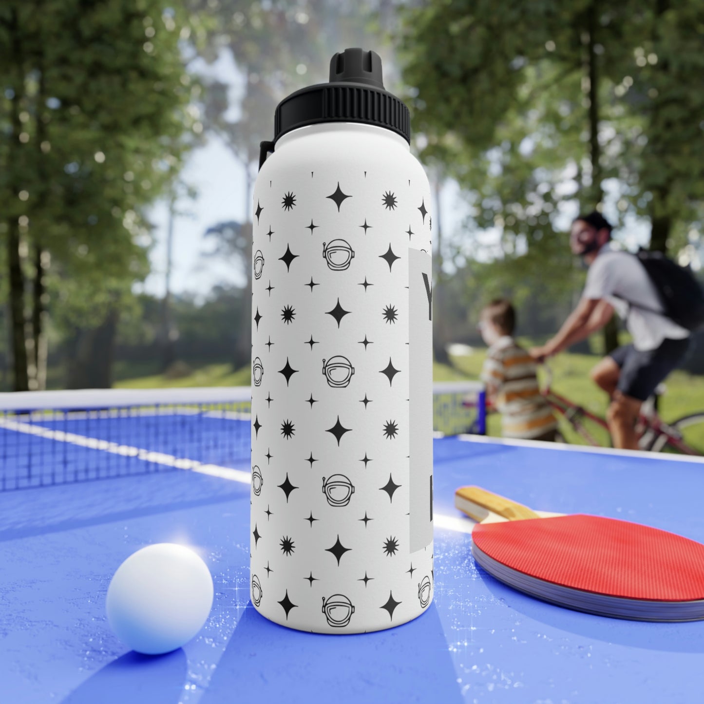 Stainless Steel Water Bottle (Sports Lid)