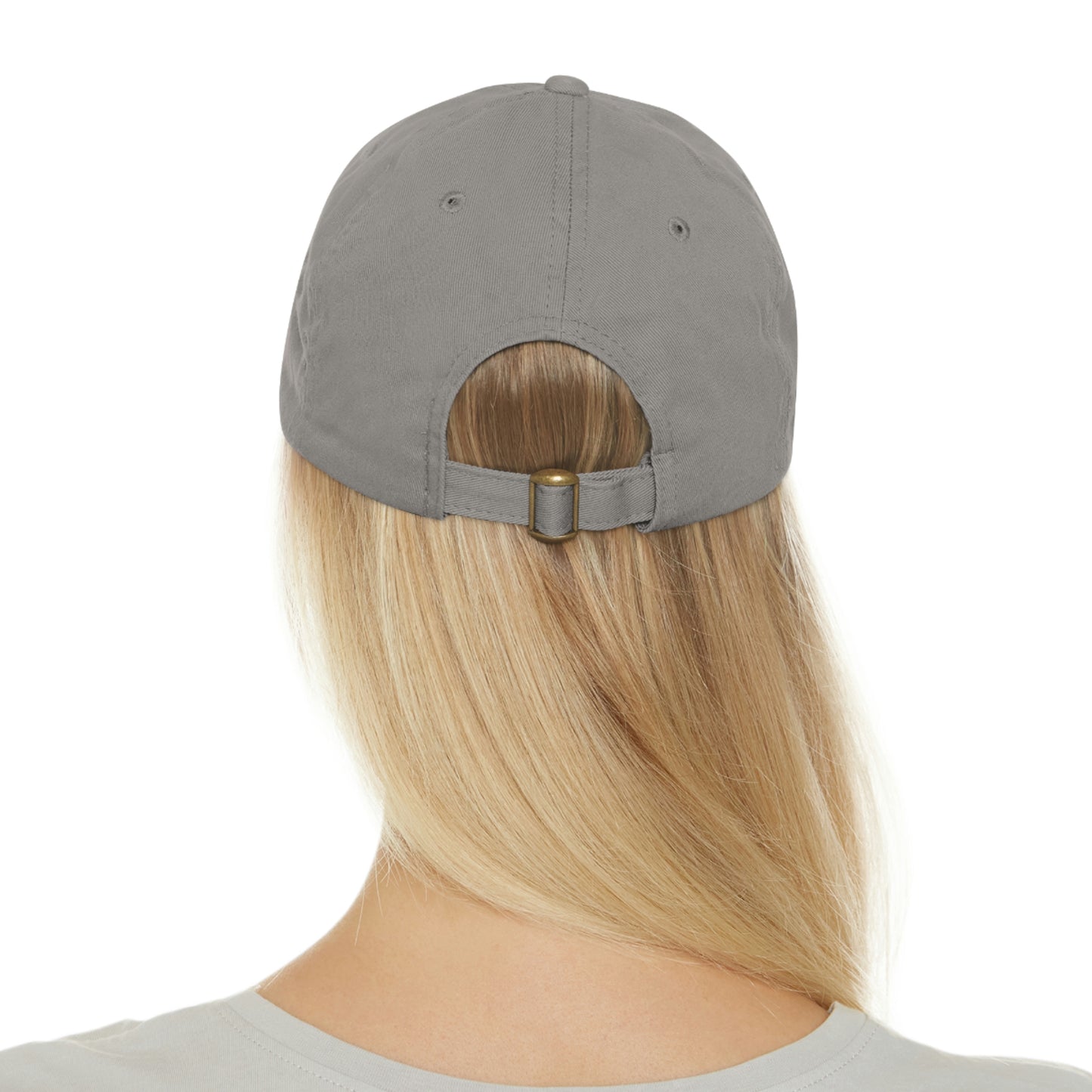 Hat w/ Leather Patch (Round)